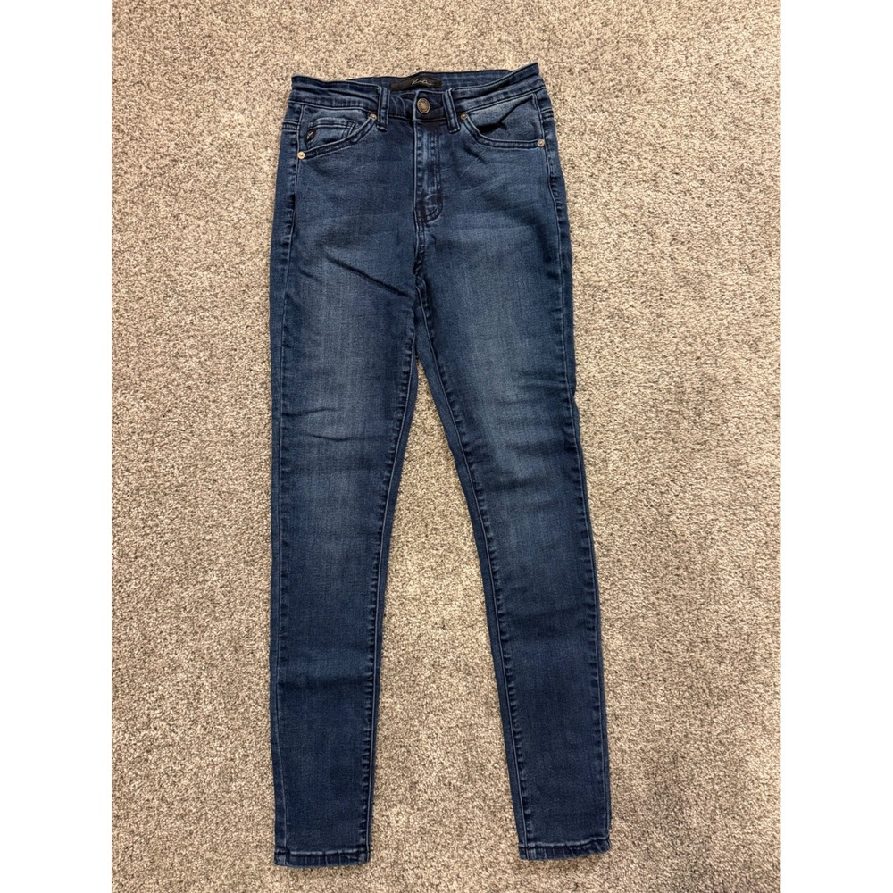 KanCan Jeans Womens‎ 5/26 Blue Skinny KC6009DH High Rise Stretch Denim